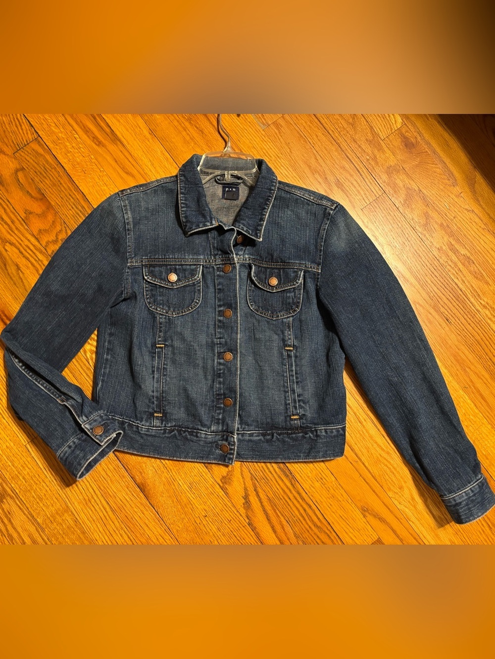 GAP Classic Women's Dark Indigo Denim Jacket